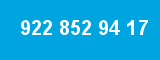 922 852 94 17 922 852 94 17